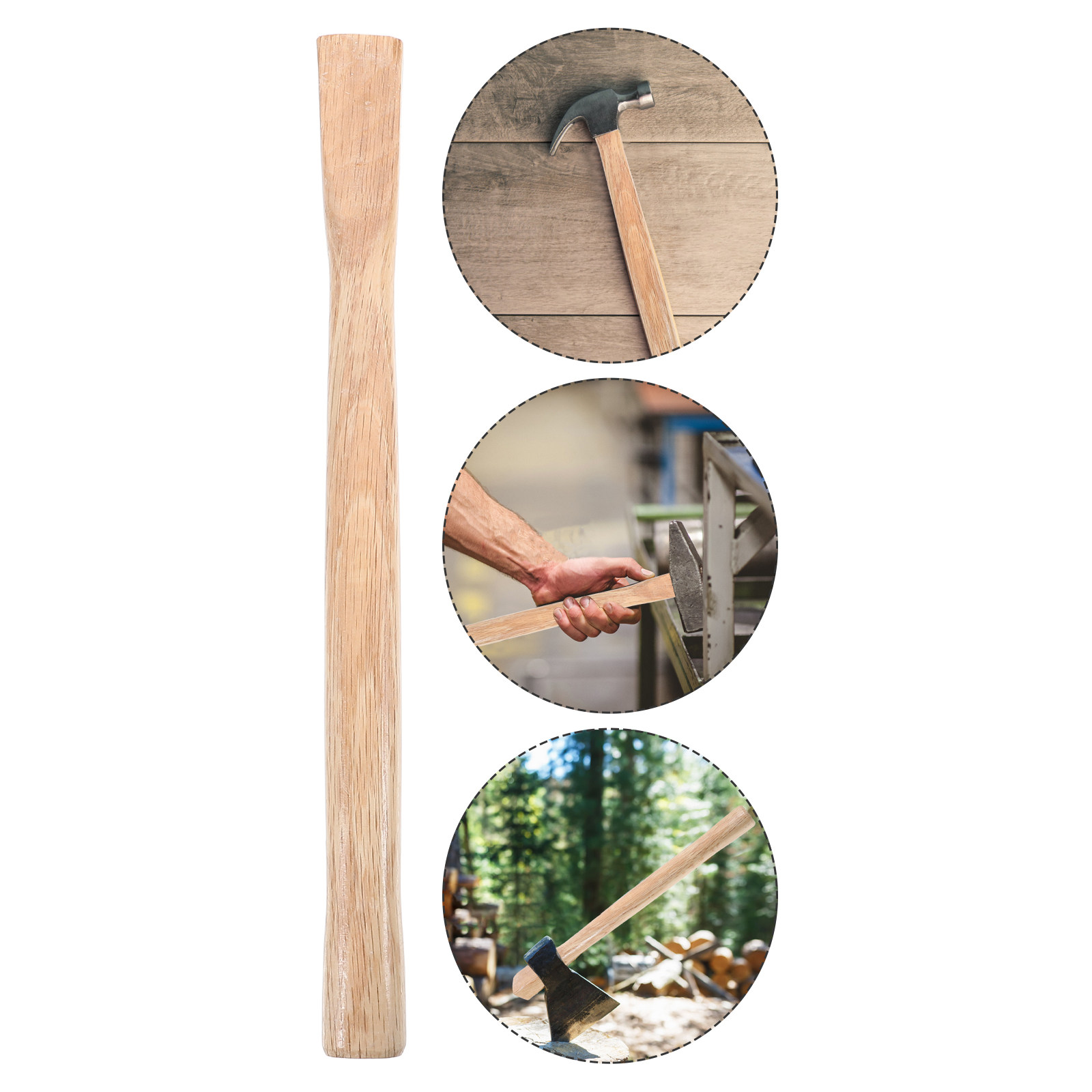 Workshop Tools Hammer - Drewniana rękojeść do młotka, narzędzie do