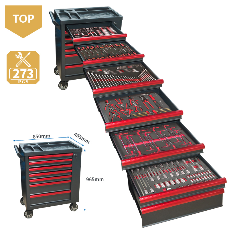 Wózek narzędziowy z 7 szuflada – Workshop Tools Cabinet recenzja i cena