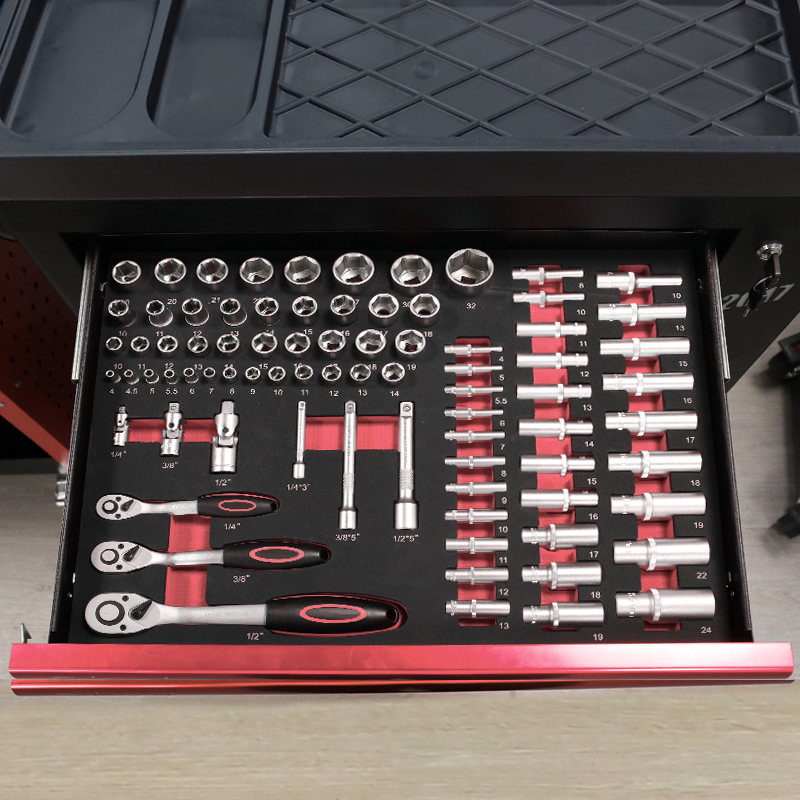 Wózek narzędziowy z 7 szuflada – Workshop Tools Cabinet recenzja i cena