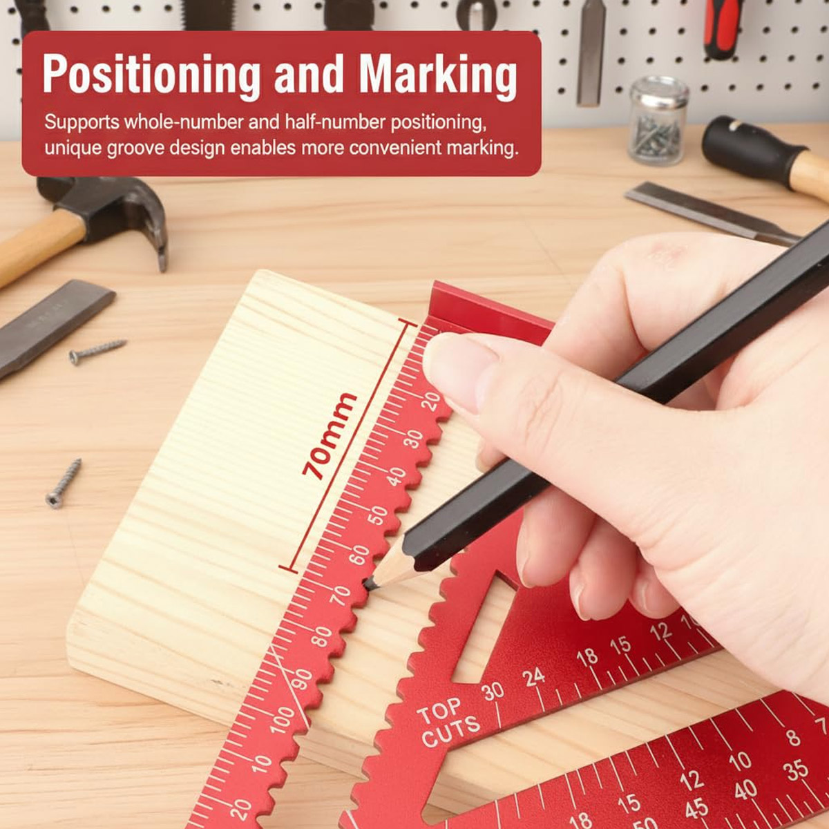 Kątownik ze stopu aluminium, p – Workshop Measuring Tools recenzja i cena