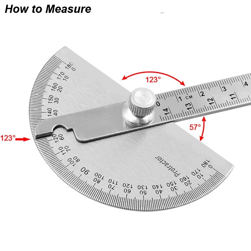Kątomierz 180 stopni, metalowy – Workshop Measuring Tools recenzja i cena