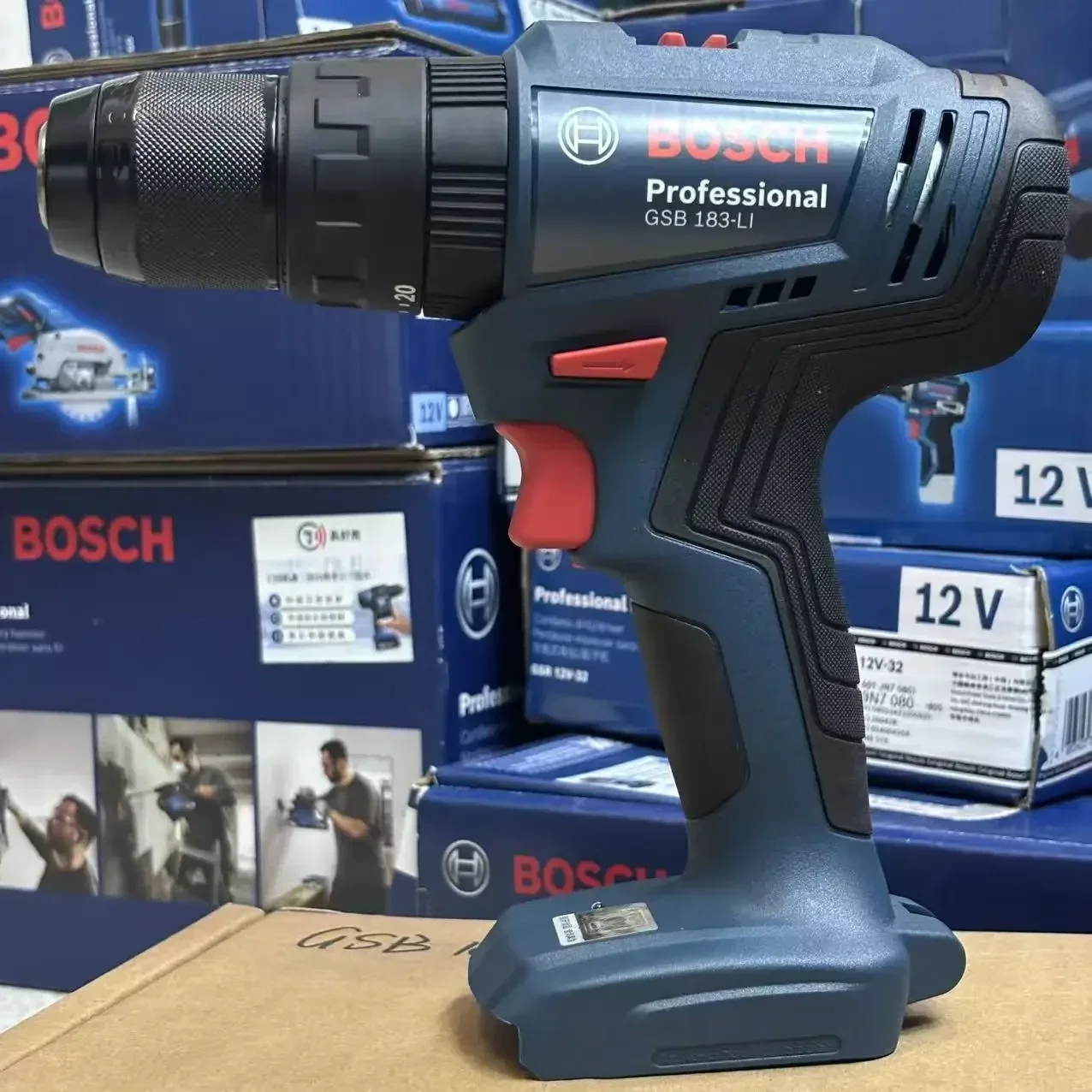 Bosch GSB 183-LI – akumulatoro – Bosch Drill Gsb 18V recenzja i cena