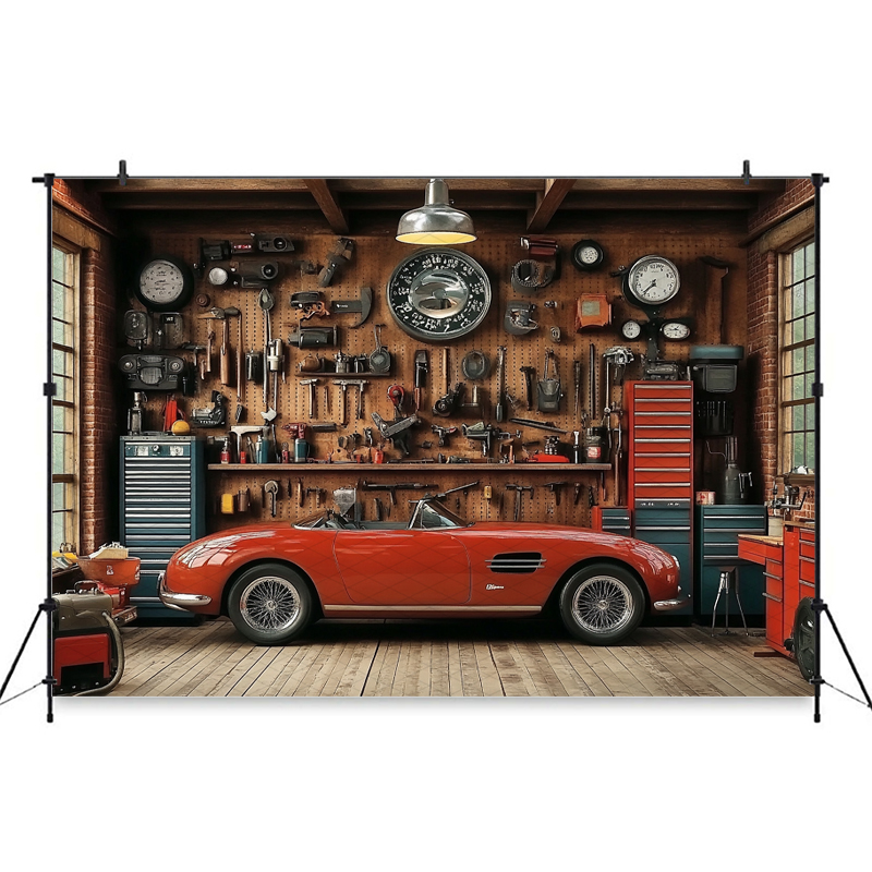 Tło fotograficzne Mocsicka Red – Workshop Tools Background recenzja i cena