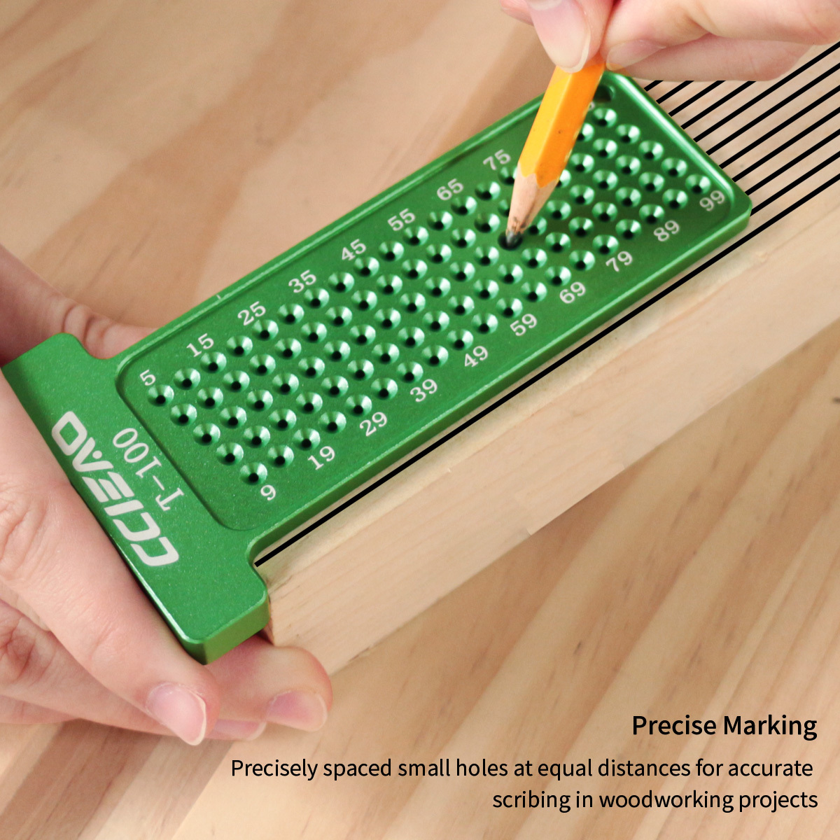 Przymiar stolarski 4 cale/100  – Workshop Measuring Tools recenzja i cena